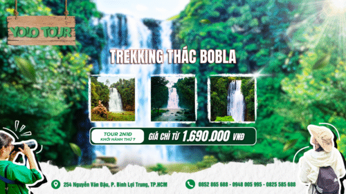 TREKKING THÁC BOBLA 2N1Đ - HÀNH TRÌNH CHẠM ĐỈNH
