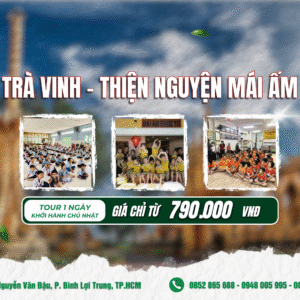 Trà Vinh – Chùa Khmer Thiện Nguyện Mái Ấm 1 Ngày